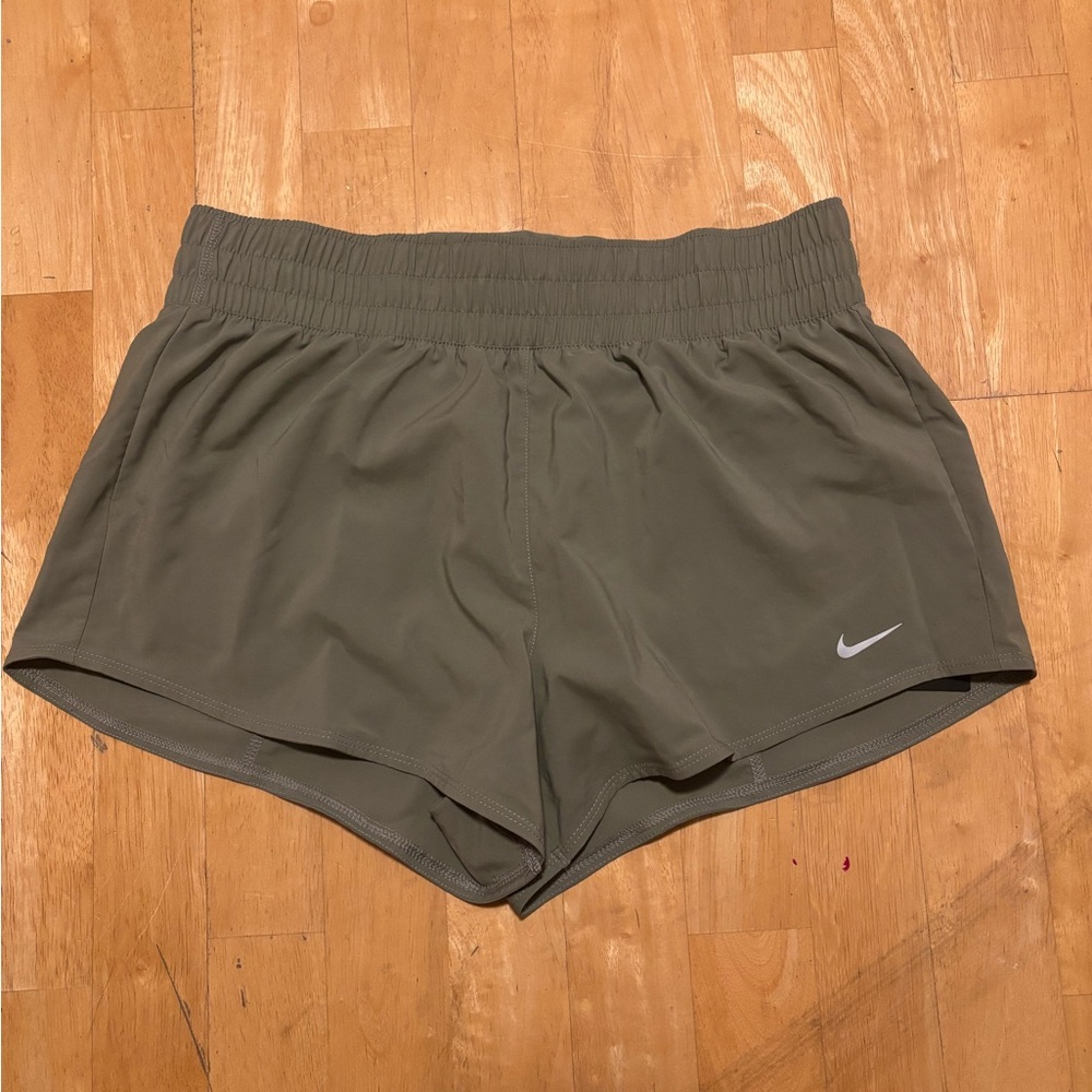 Nike Olive Green Athletic Shorts